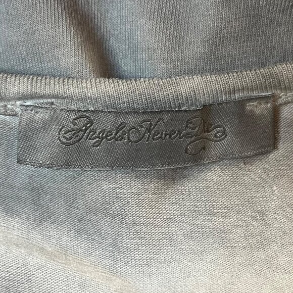 Angels Never Die Post Apocalyptic Edgy Gray Wash Sleeveless Dress L Shabby Chic - Picture 7 of 10